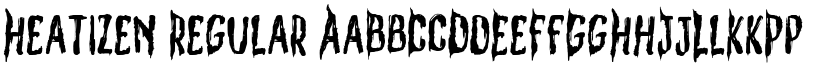Heatizen font download