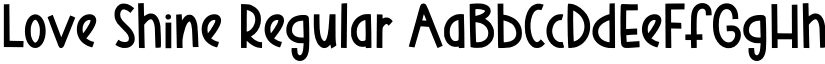 Love Shine font download