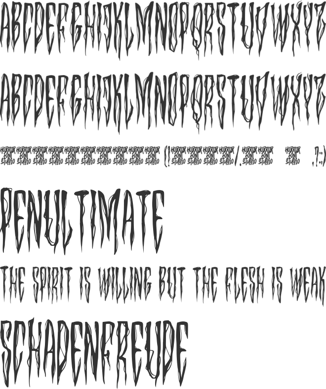 Lamvier font preview