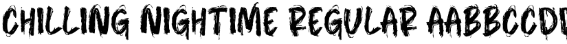 Chilling Nightime Regular font