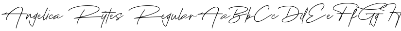 Angelica Rytes Regular font