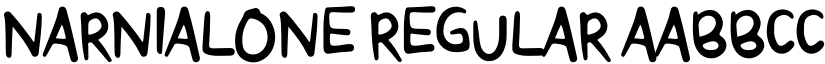 Narnialone Regular font