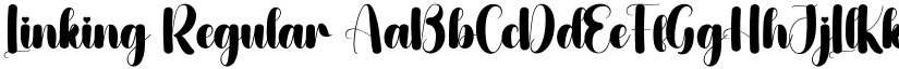 Linking Regular font