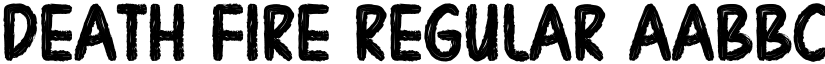 Death Fire Regular font