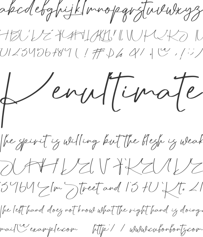 Vintage Farmhouse font preview