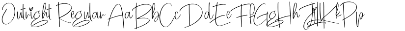 Outright Regular font