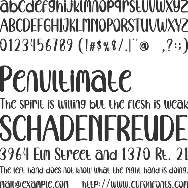 Summer Sun font preview