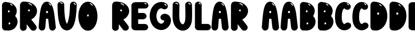 Bravo Regular font