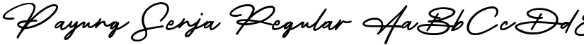 Payung Senja Regular font
