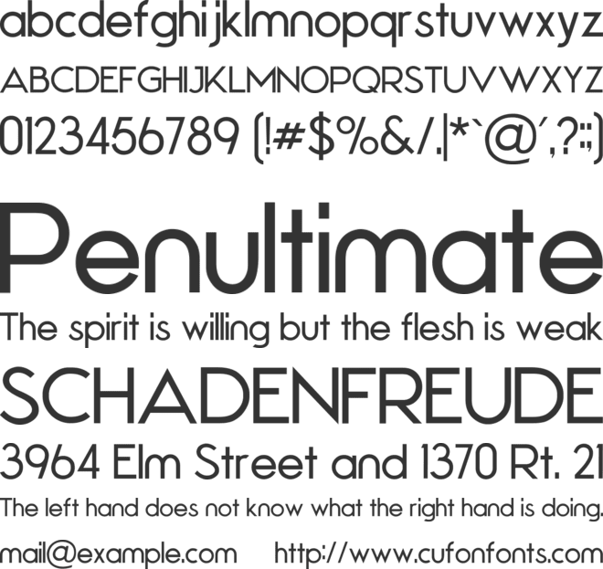 BLOWREPH font preview