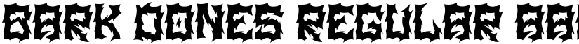 Bark Dones Regular font