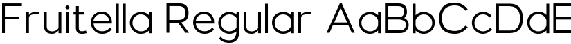 Fruitella Regular font
