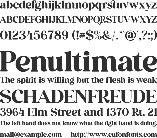 Perfectly Vintages font preview