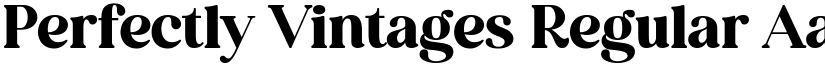 Perfectly Vintages Regular font