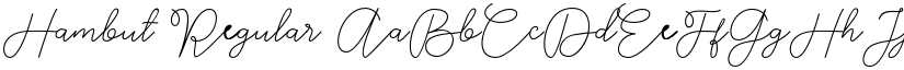 Hambut Regular font