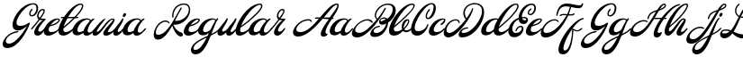 Gretania Regular font