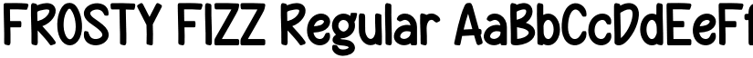 FROSTY FIZZ Regular font