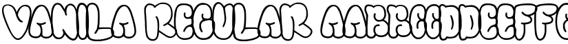 VANILA Regular font
