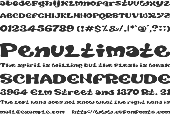 Care Dairy font preview