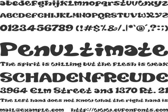 Care Dairy font preview