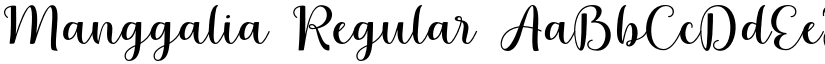 Manggalia Regular font