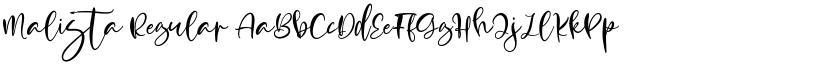 Malista font download