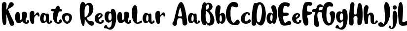 Kurato Regular font