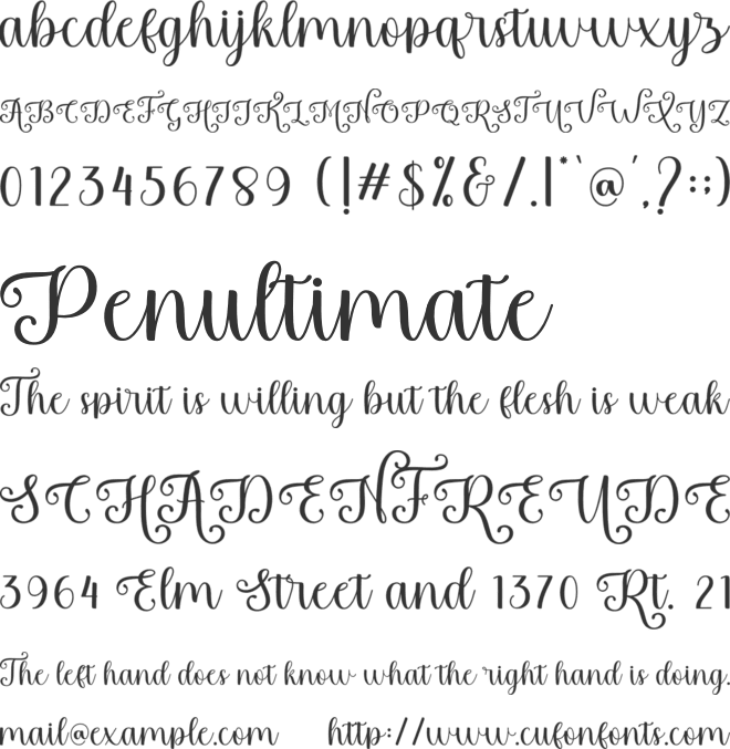 Kotadaila font preview