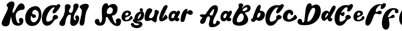 KOCHI Regular font