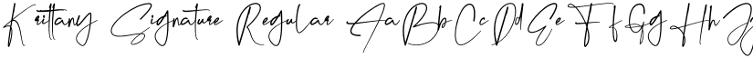Krittany Signature Regular font