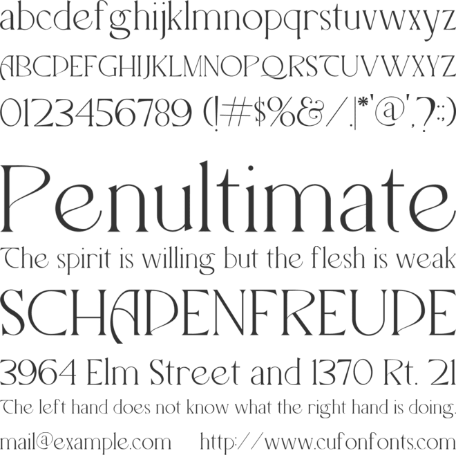 itangiuh Personal Use only font preview