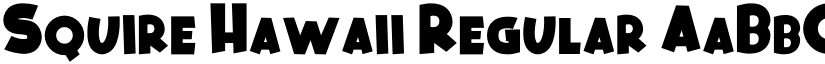 Squire Hawaii Regular font