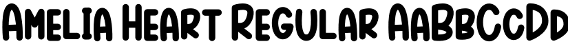 Amelia Heart Regular font