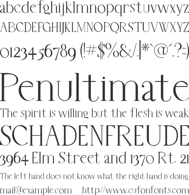 BELLE QUEST Personal Use Only font preview