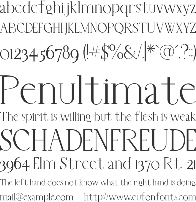 BELLE QUEST Personal Use Only font preview