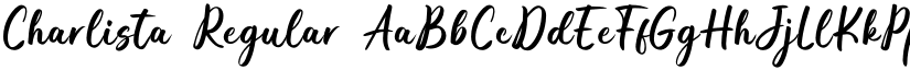 Charlista Regular font