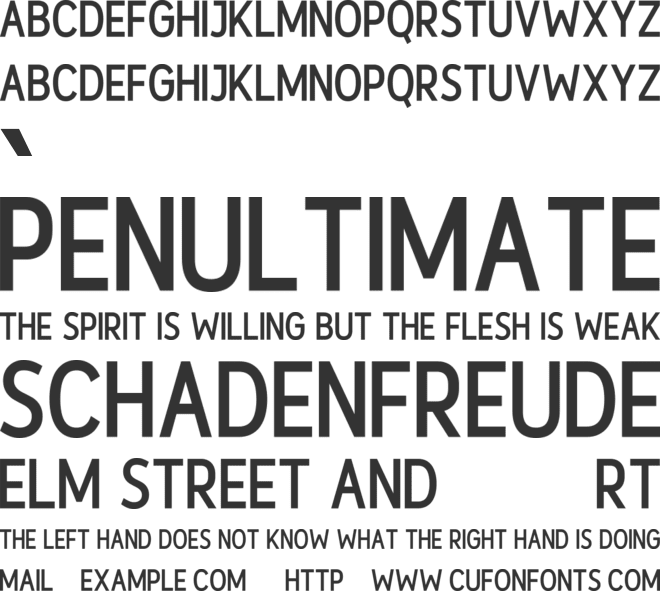 Harelmond font preview