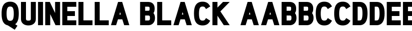 Quinella Black font