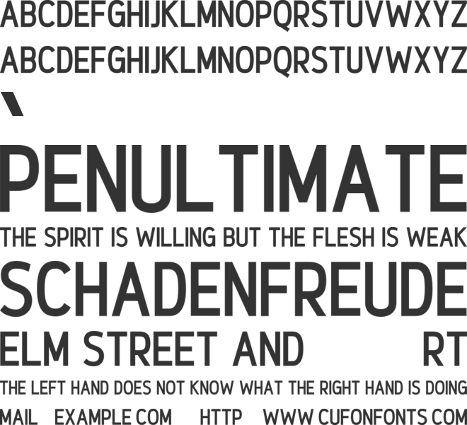 Quinella font preview