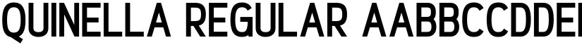 Quinella Regular font