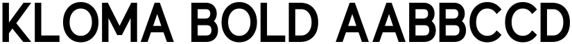 Kloma Bold font