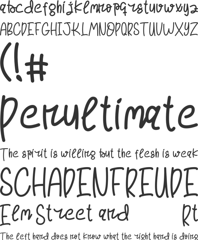 Castile Gogo Personal Use Only font preview