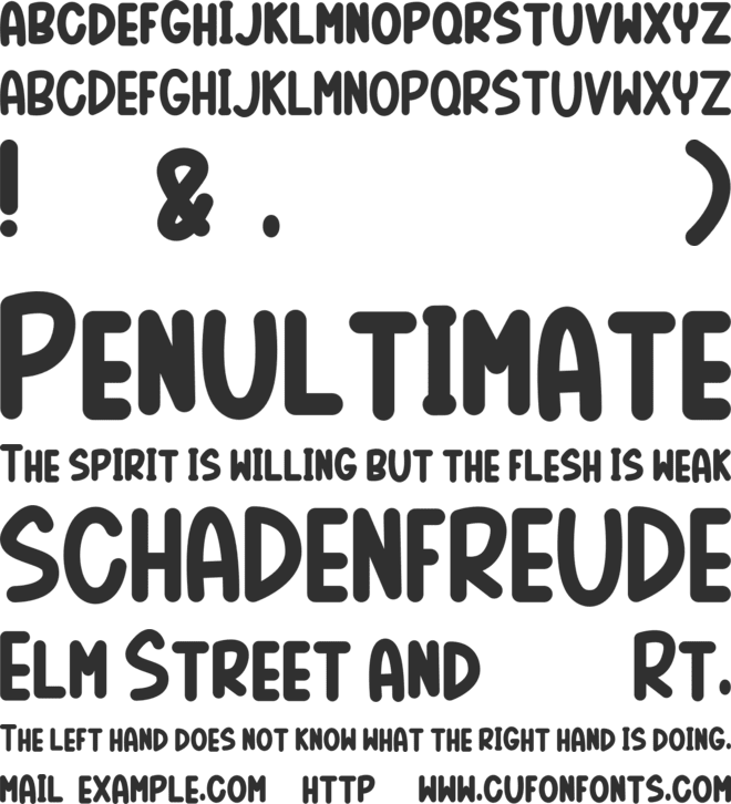 Amelia Heart Personal Use Only font preview