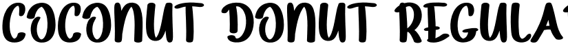 Coconut Donut Regular font