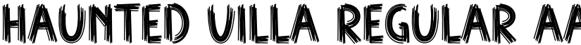 Haunted Villa Regular font