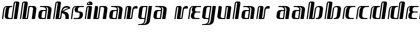 Dhaksinarga Regular font