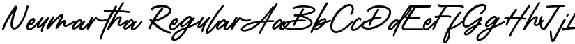 Neumartha Regular font