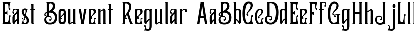 East Bouvent Regular font