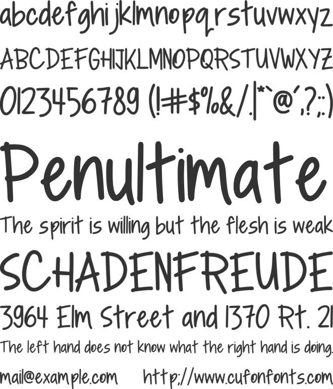 Cracksmoon font preview