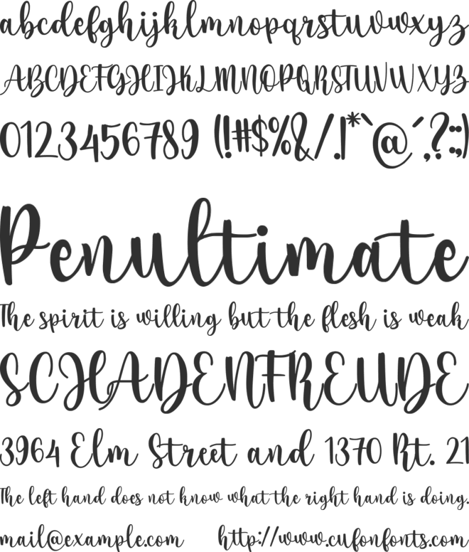 Hello Dosky font preview